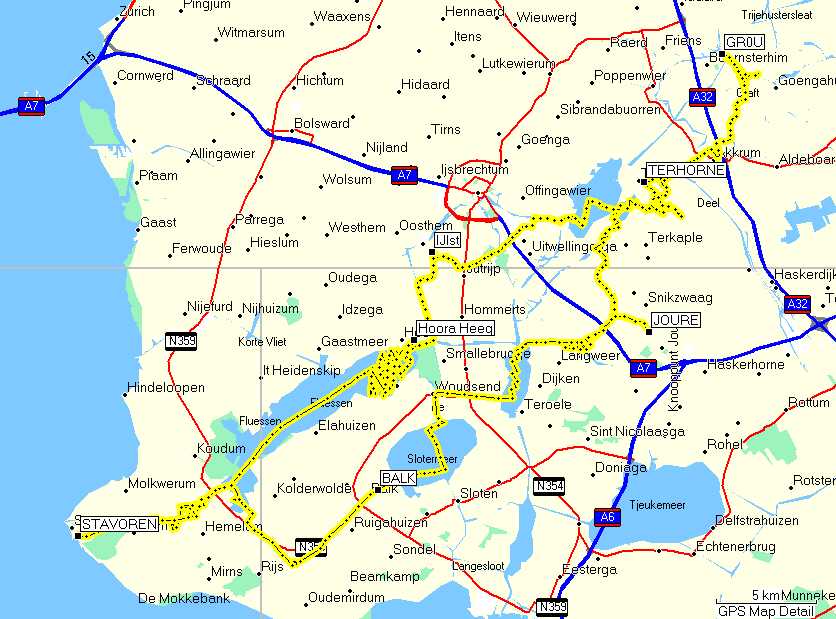 Route hele week