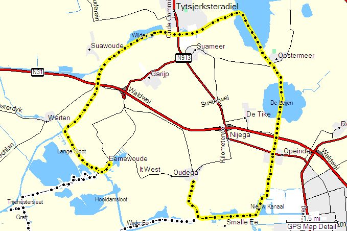 Route zondag