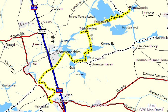 Route maandag