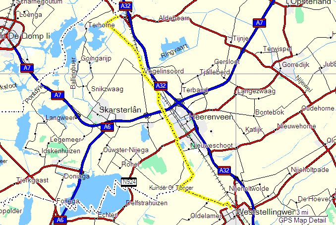 Route dinsdag