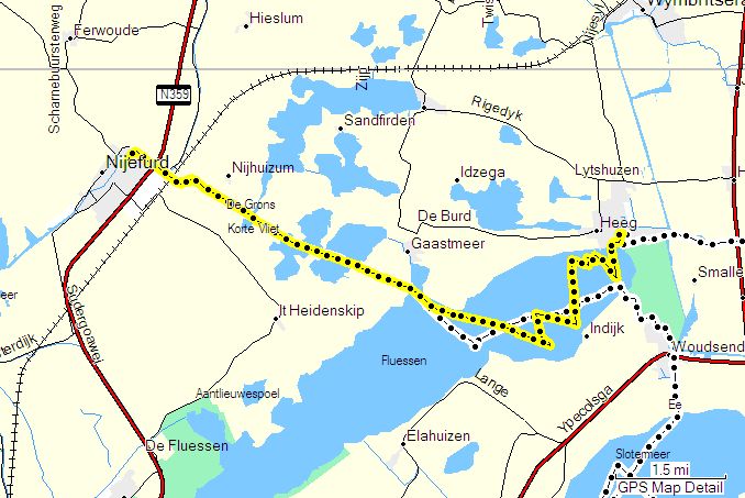 Route vrijdag