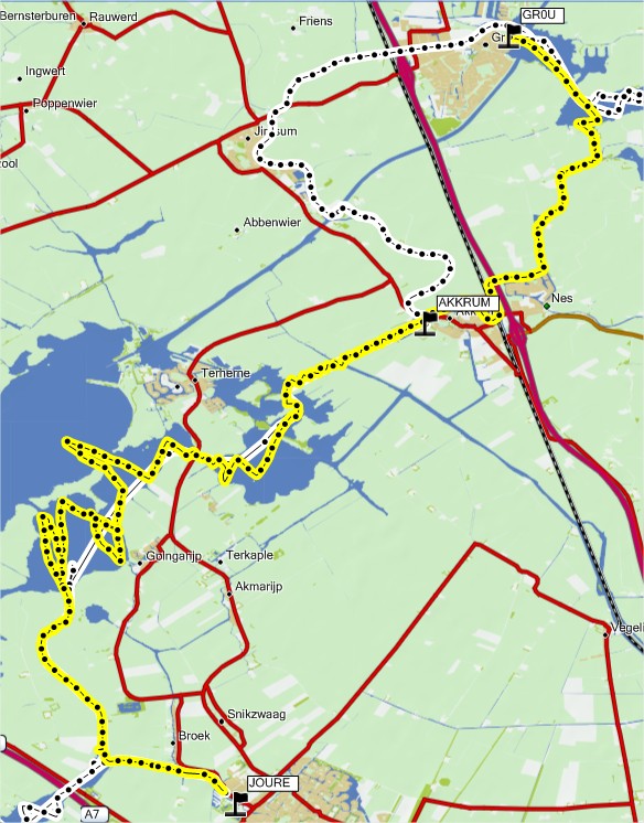 Route donderdag